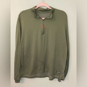 Hot Chillys Men’s Large Chili Zipper Green Sweater Jacket